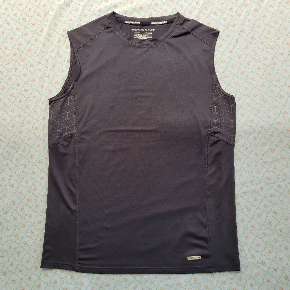 Tek Gear Size XXL Black Athletic Tank Top